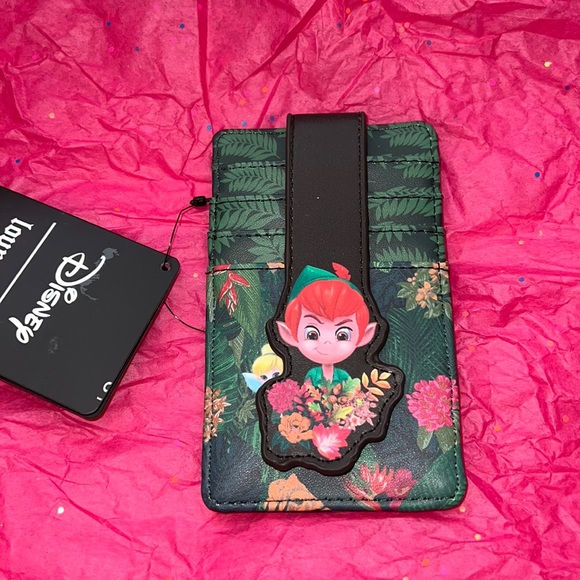 Loungefly Handbags - DISNEY Loungefly Peter Pan Credit Card Wallet NEW